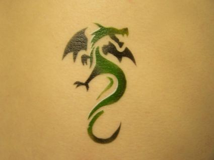 Airbrush Dragon Tattoo Gallery